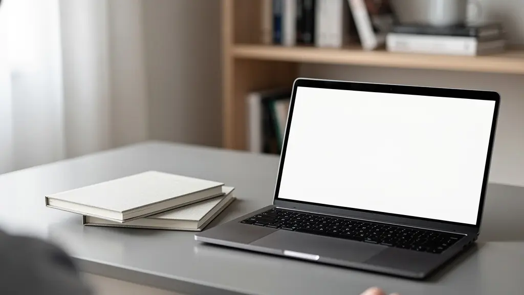 Espace de travail avec documents administratifs pour recherche logement frontalier